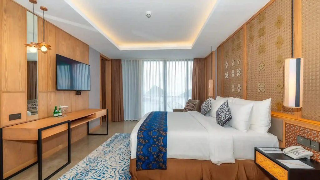 A hotel room overlooking Labuan Bajo